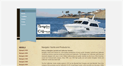 Desktop Screenshot of navigatoryachts.com