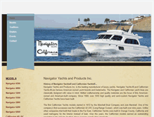 Tablet Screenshot of navigatoryachts.com